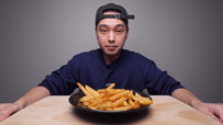 Are These The World's Most Crispy Fries meme video.